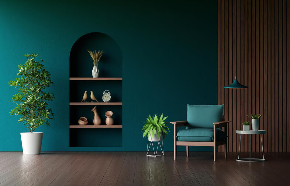 Feature wall painting comparison